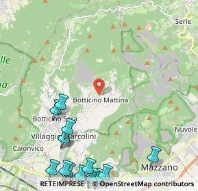 Mappa Via Milano, 25082 Botticino BS, Italia (3.135)