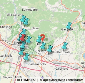 Mappa Via Milano, 25082 Botticino BS, Italia (7.51056)
