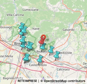 Mappa Via Milano, 25082 Botticino BS, Italia (7.27357)