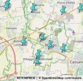 Mappa Via Massimo Leonardi, 20065 Inzago MI, Italia (2.58273)