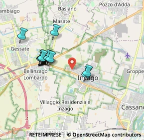 Mappa Via Massimo Leonardi, 20065 Inzago MI, Italia (1.67313)