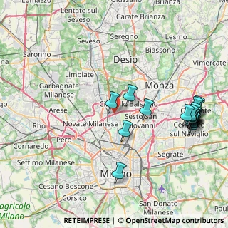 Mappa A4 Torino - Trieste, 20032 Cormano MI, Italia (9.787)