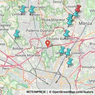 Mappa A4 Torino - Trieste, 20095 Cusano Milanino MI, Italia (5.59)