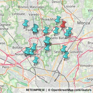 Mappa A4 Torino - Trieste, 20032 Cormano MI, Italia (3.2195)