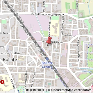 Mappa Via Caduti Bollatesi, 18, 20021 Bollate, Milano (Lombardia)