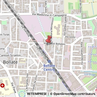 Mappa Via Caduti Bollatesi, 10, 20021 Bollate, Milano (Lombardia)
