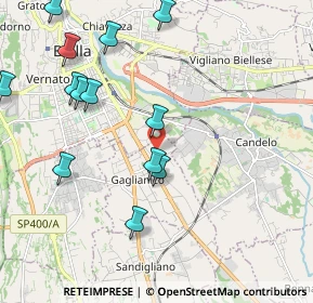 Mappa Via Remo Fessia, 13894 Gaglianico BI, Italia (2.46357)