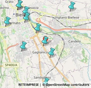 Mappa Via Remo Fessia, 13894 Gaglianico BI, Italia (2.60727)