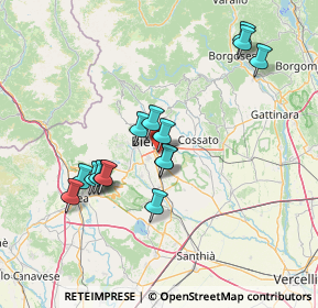 Mappa Via Remo Fessia, 13894 Gaglianico BI, Italia (13.54467)