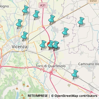 Mappa Via Pascoli, 36050 Villaggio Montegrappa VI, Italia (4.0125)