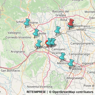 Mappa Via Pascoli, 36050 Villaggio Montegrappa VI, Italia (12.09636)