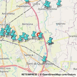 Mappa Via Pascoli, 36050 Villaggio Montegrappa VI, Italia (2.748)