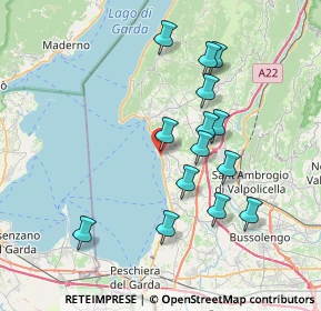 Mappa Via Gabriele D'Annunzio, 37011 Bardolino VR, Italia (7.00286)