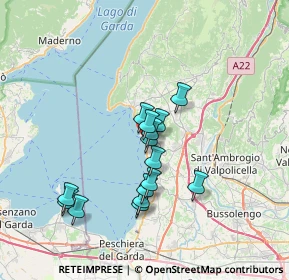 Mappa Via Gabriele D'Annunzio, 37011 Bardolino VR, Italia (5.842)