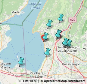 Mappa Via Gabriele D'Annunzio, 37011 Bardolino VR, Italia (6.35)