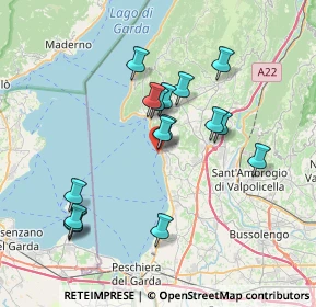 Mappa Lungolago Roma, 37011 Bardolino VR, Italia (6.82438)
