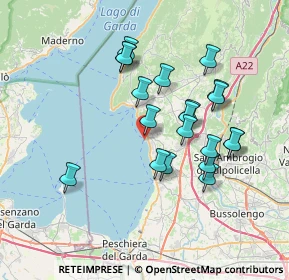 Mappa Lungolago Roma, 37011 Bardolino VR, Italia (6.552)