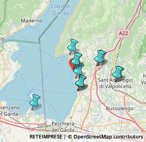 Mappa Lungolago Roma, 37011 Bardolino VR, Italia (5.02333)