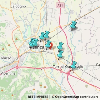 Mappa Via Casermette, 36100 Vicenza VI, Italia (2.99818)