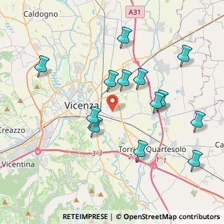 Mappa Via Casermette, 36100 Vicenza VI, Italia (4.05692)
