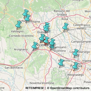 Mappa Via Casermette, 36100 Vicenza VI, Italia (13.99467)