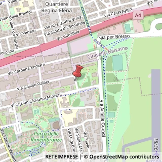 Mappa Via Parco degli Scout, 17, 20091 Bresso, Milano (Lombardia)