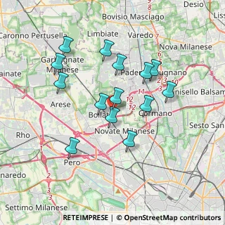 Mappa Via Alcide De Gasperi, 20021 Bollate MI, Italia (3.28143)