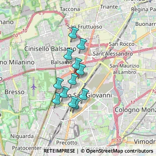 Mappa Via Monte Grappa, 20099 Sesto San Giovanni MI, Italia (1.32667)