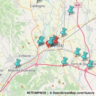Mappa Corso SS Felice Fortunato, 36100 Vicenza VI, Italia (3.96571)