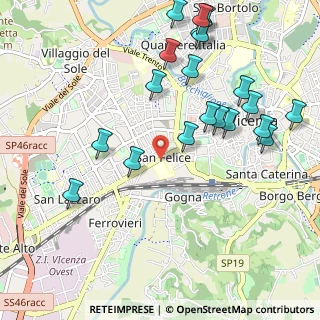 Mappa Corso SS Felice Fortunato, 36100 Vicenza VI, Italia (1.19)