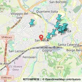 Mappa Corso SS Felice Fortunato, 36100 Vicenza VI, Italia (0.99455)