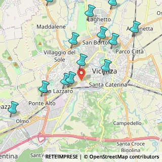 Mappa Corso SS Felice Fortunato, 36100 Vicenza VI, Italia (2.42692)