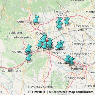 Mappa Via S.Perozzi, 36100 Vicenza VI, Italia (11.9115)