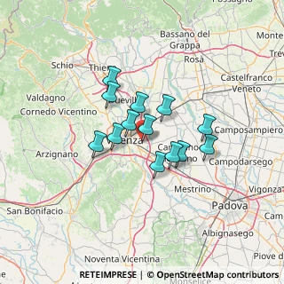 Mappa Via S.Perozzi, 36100 Vicenza VI, Italia (9.37692)
