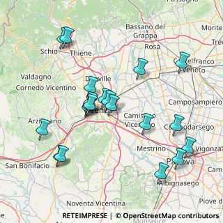 Mappa Via S.Perozzi, 36100 Vicenza VI, Italia (15.834)