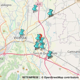 Mappa Via S.Perozzi, 36100 Vicenza VI, Italia (3.49545)
