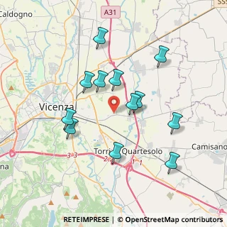 Mappa Via S.Perozzi, 36100 Vicenza VI, Italia (3.45417)
