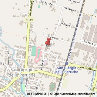 Mappa Via Batan, 7, 35010 San Giorgio delle Pertiche, Padova (Veneto)