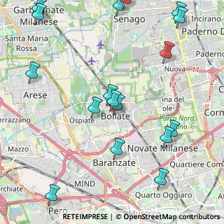 Mappa Via Roma, 20021 Bollate MI, Italia (2.74765)