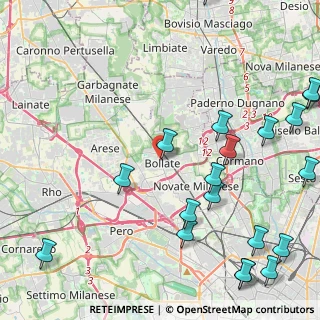 Mappa Via Roma, 20021 Bollate MI, Italia (6.034)
