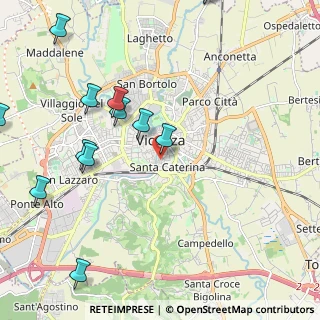Mappa Piazzola Gualdi, 36100 Vicenza VI, Italia (2.87286)