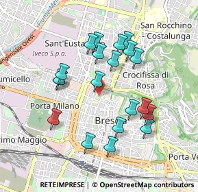 Mappa Via Nino Bixio, 25122 Brescia BS, Italia (0.8685)