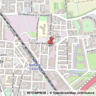Mappa Via Giacomo Leopardi, 1/A, 20021 Bollate, Milano (Lombardia)