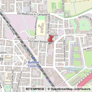 Mappa Via Giacomo Leopardi, 1, 20021 Bollate, Milano (Lombardia)