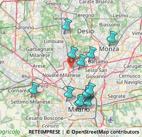 Mappa , 20032 Cormano MI, Italia (7.23538)