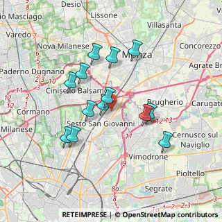 Mappa Sesto San Giovanni, 20099 Sesto San Giovanni MI, Italia (3.17231)