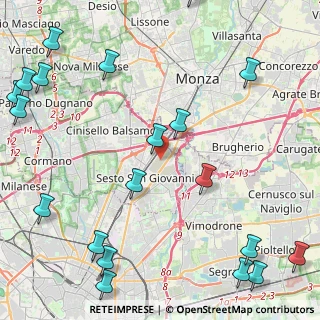 Mappa Sesto San Giovanni, 20099 Sesto San Giovanni MI, Italia (6.4645)