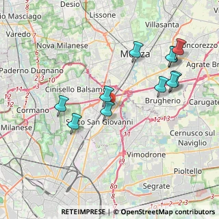 Mappa Sesto San Giovanni, 20099 Sesto San Giovanni MI, Italia (4.07182)