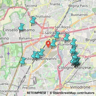 Mappa Sesto San Giovanni, 20099 Sesto San Giovanni MI, Italia (2.2265)
