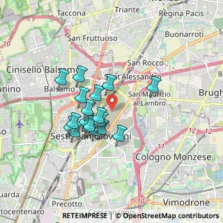 Mappa Sesto San Giovanni, 20099 Sesto San Giovanni MI, Italia (1.39056)